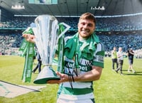 Signed James Forrest Celtic FC 12x8 / A4 Picture.