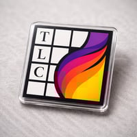 THE LEWIS COLLECTIVE PIN 1.75” Acrylic Signature Mark