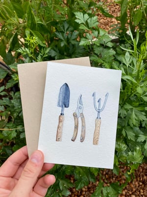 Image of Garden Tools Greeting Card