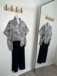 Image 1 of Squiggle Top Black or Blue 