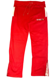Image 3 of Reverse Stack Sweatsuit - Cherry Red