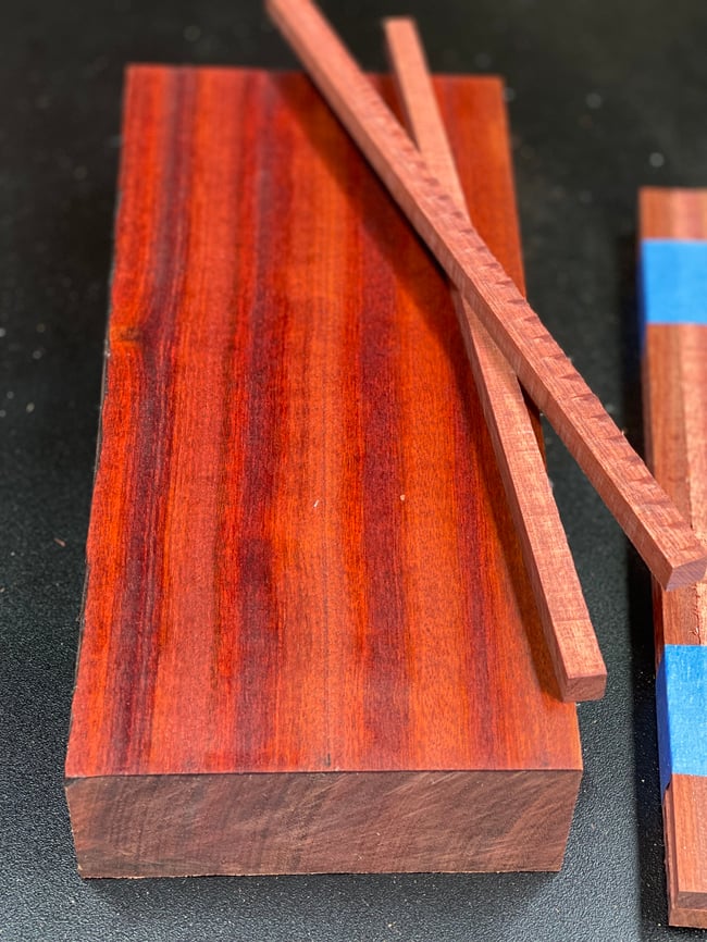 Blood Wood Chopstick Blanks - Sets Of 8