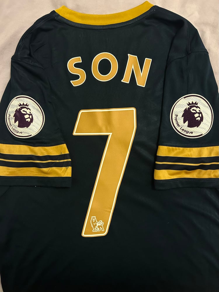 Image of Tottenham Hotspur “SON 7” 2016/17 Away Shirt + PL patches (M)
