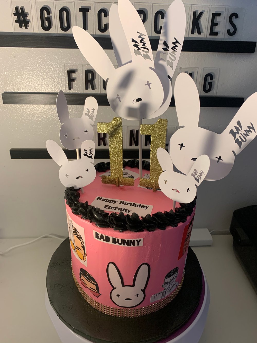 Image of Bad Bunny Cake