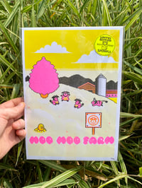 Image 1 of Moo Moo Farm Riso Print