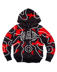 Image 1 of Reworked GAP Cracky Flow Zip Size S