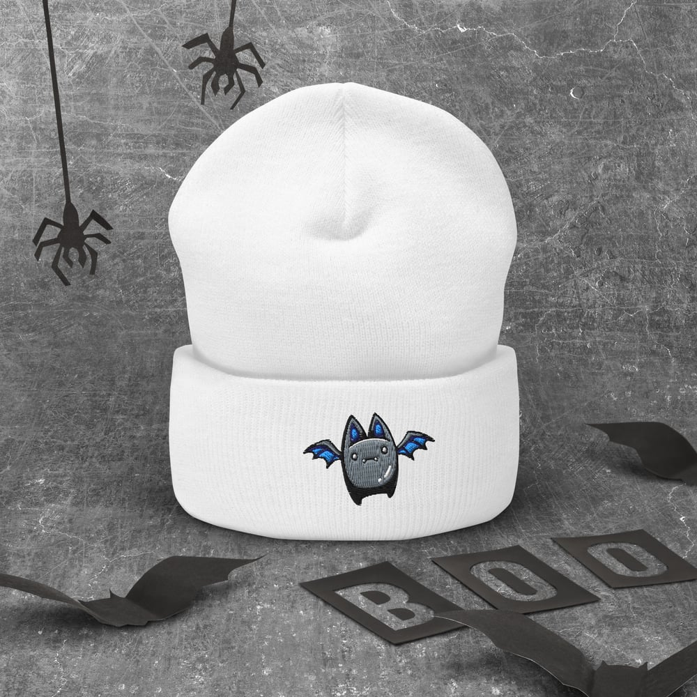 Image of Blue Wing Bat Beanie