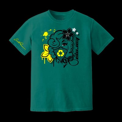 Image of The Good Karma Shirt (HAZARD GREEN)