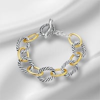 Rope Bracelet - Mixed Metal