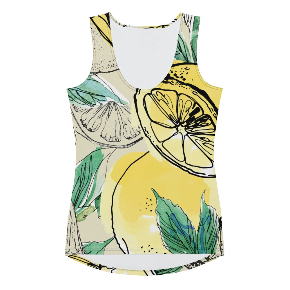 Image of Work Out Lemon Tank Top 