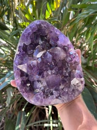Image 17 of Amethyst With Calcite & Polished Edges #1594