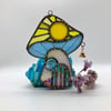 Yellow Sunny Skies Mushroom Cottage 