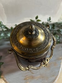 Image 5 of Superbe jarre à biscuit en verre violet! Époque Art Nouveau (1900)