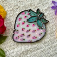 Image 2 of Ivory Strawberry Suncatcher