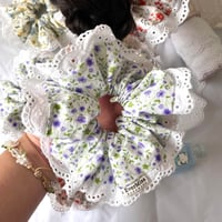 Image 4 of Lacy Scrunchies - Floral (Large)