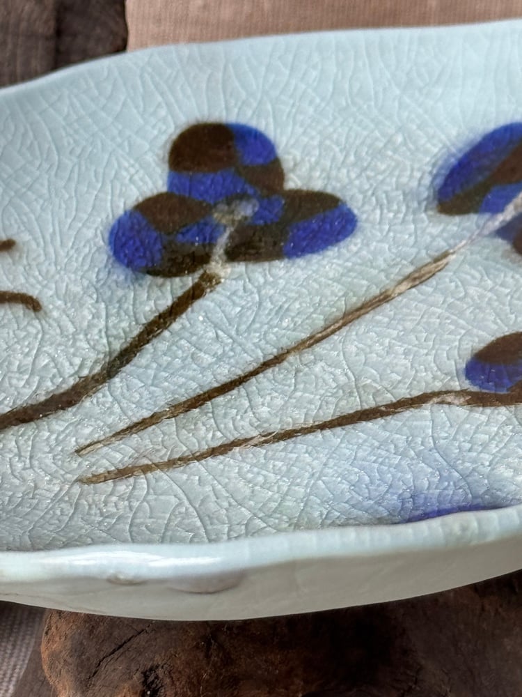 Image of Plato Porcelana Flor 02