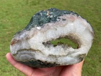 Image 10 of Polished Quartz Crystal On Display Stand #1663