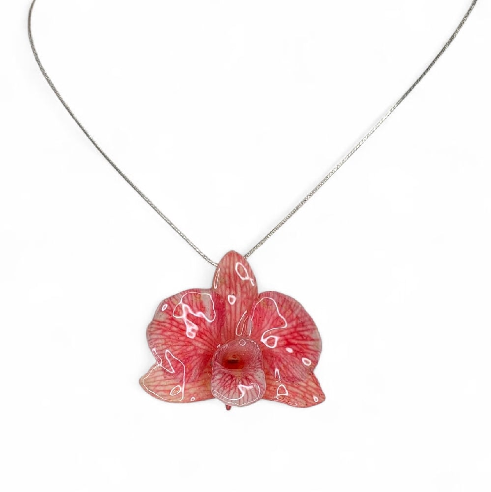 Image of Mini Dendrobium Pendant (White, Cream & Pink)