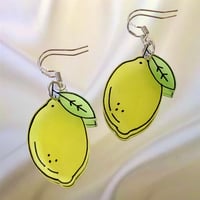 Image 1 of lemon earrings
