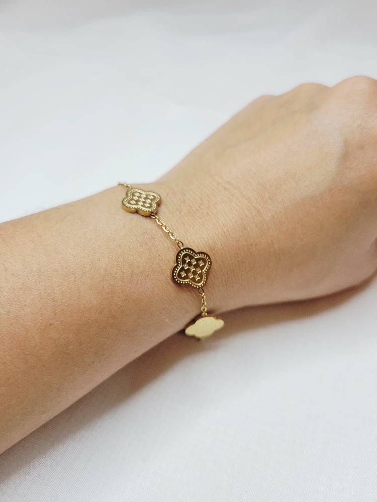 Image of Four Leaf Clover Bracelet 
