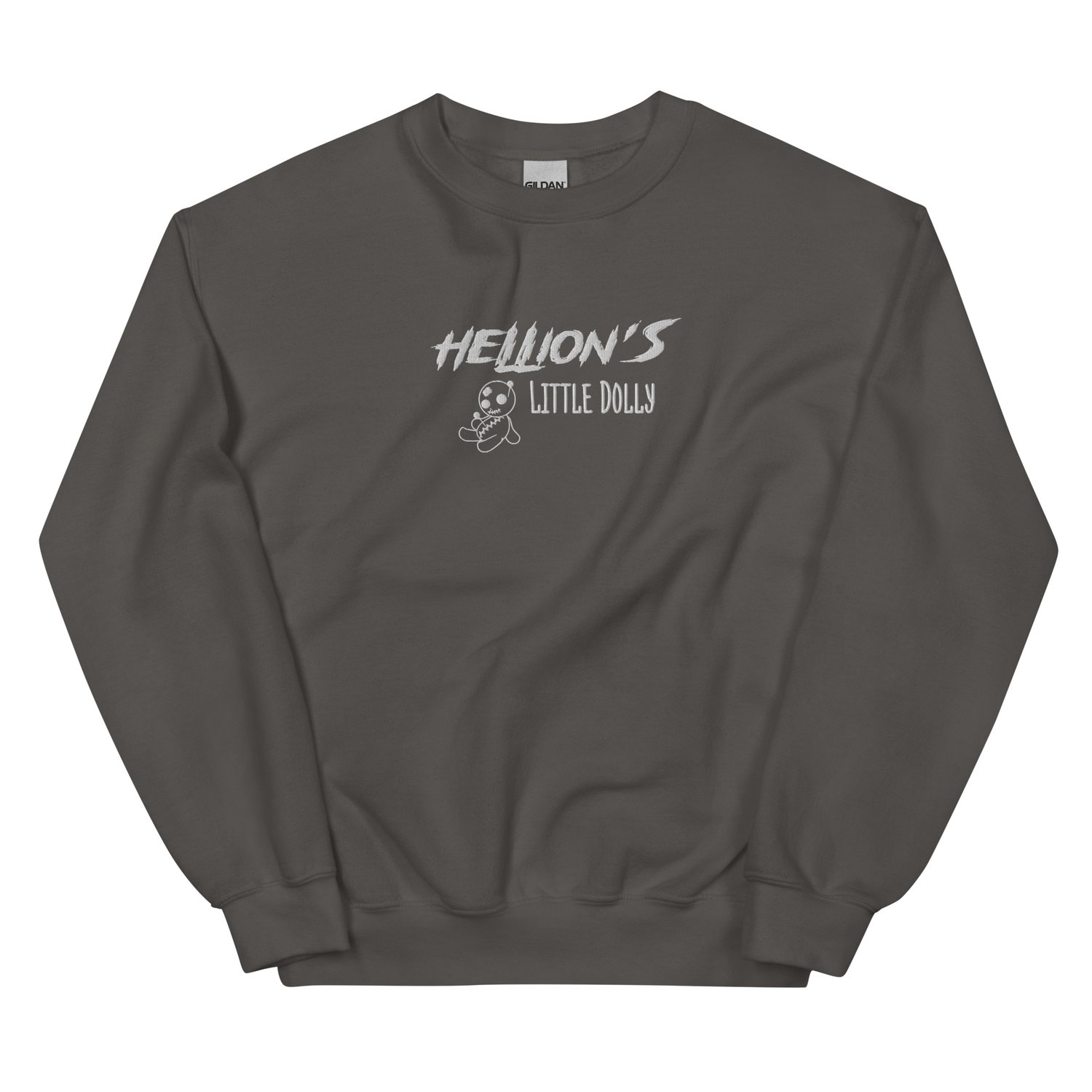 Image of Hellion's little dolly embroidery Unisex Sweatshirt