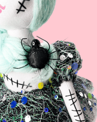 Image 3 of RESERVED FOR ANGEL MEDIUM ART DOLL SPIDER SIS
