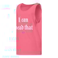 Image 25 of I can bead that Unisex garment-dyed tank top