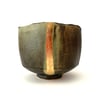Charcoal Green & Gold Tea Bowl (1) 