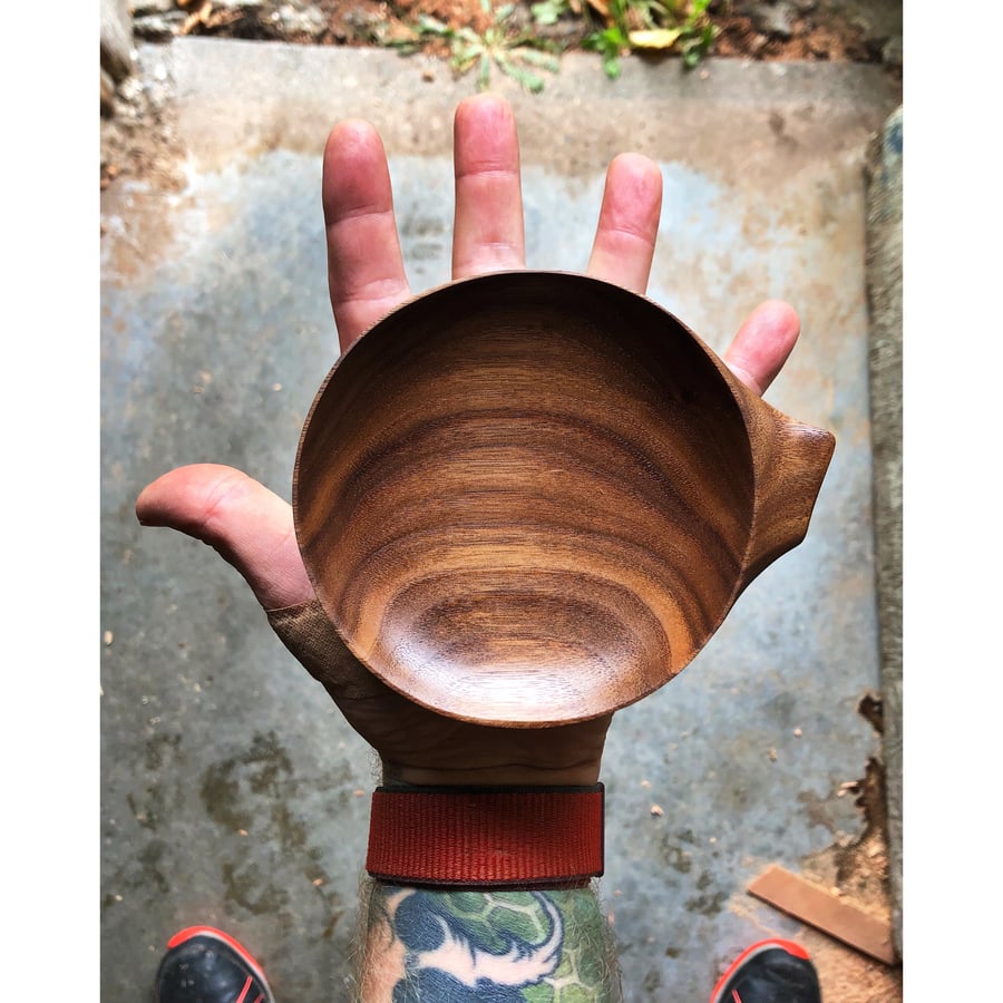 Image of Vincent. Small walnut bowl
