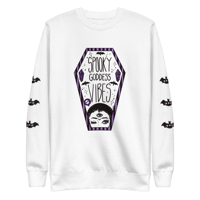 Image 2 of Spooky Goddess Vibes Unisex Premium Sweatshirt