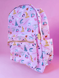 Image 2 of Pink Park Dream Fullsize Backpack | SMC Exclusive
