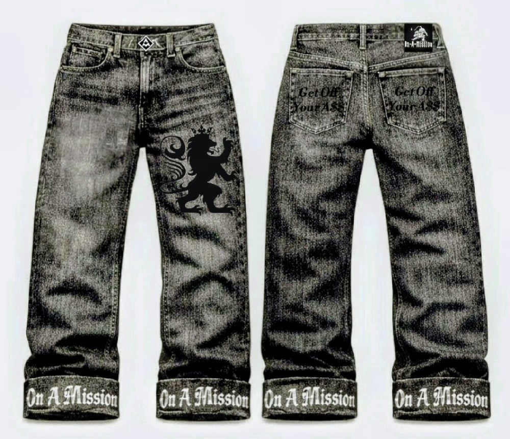 Image of On-A-Mission™️ Officially branded jeans 