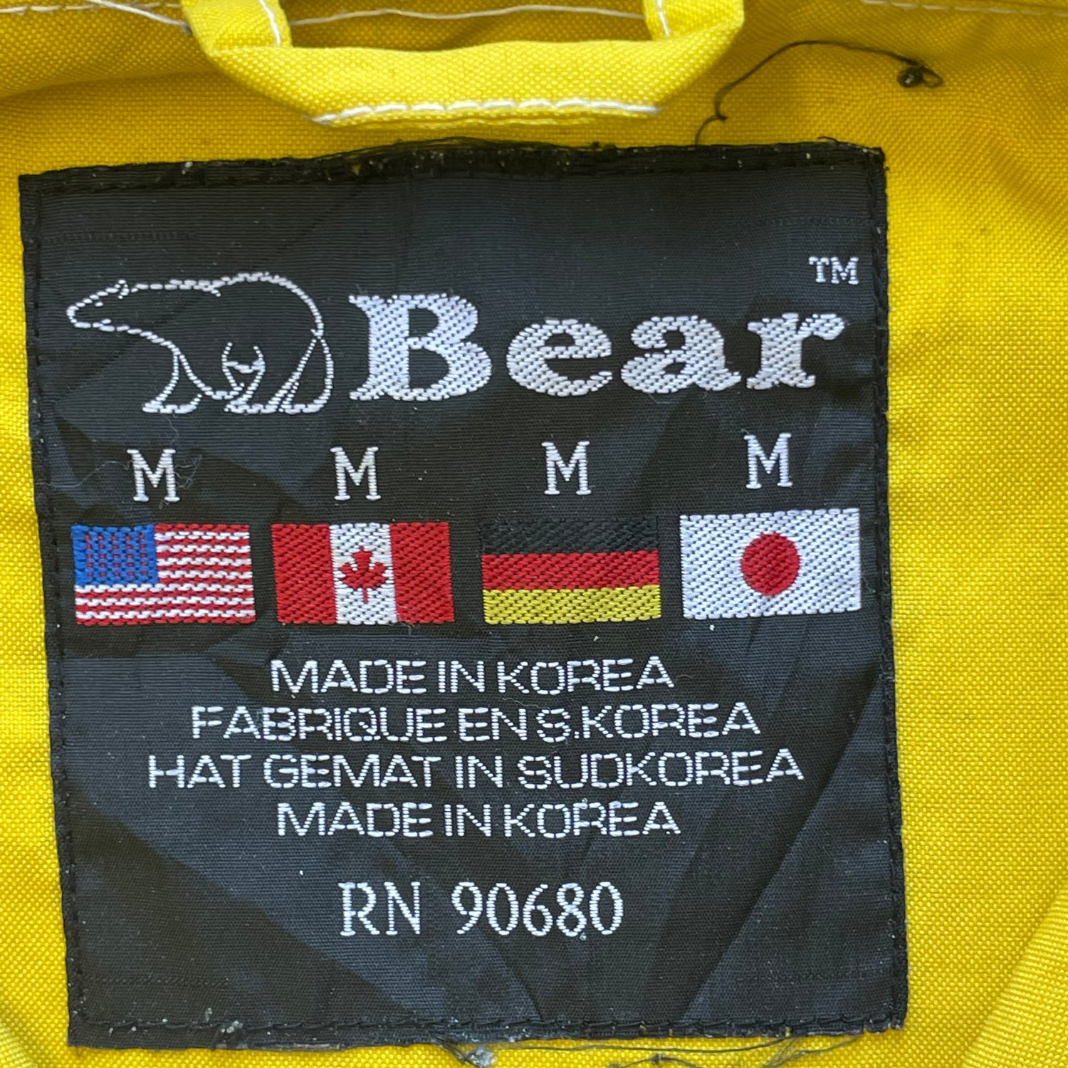 Image of Vintage Bear USA expedition pullover jacket size medium 