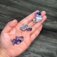 Image 2 of Chevron Amethyst Crystal Carvings 