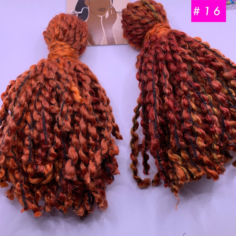 Image of Sweather weather yarn earrings