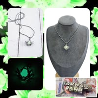 Image 3 of Glow-in-the Dark Lotus Flower Pendant