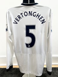 Image 3 of Tottenham Hotspur “VERTONGHEN 5” 2015/16 Home Long Sleeve Shirt + PL patches (L)