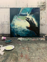 Image 3 of Painting / maleri / “Forblændet” / 120x120 cm