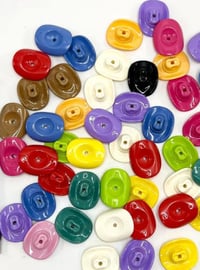 Image 1 of Cowboy Hat Acrylic Bead (6pc)