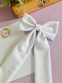 Image 2 of Amy white bow 