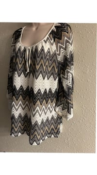 Image 5 of New 1X Roz & Ali Top #711*9