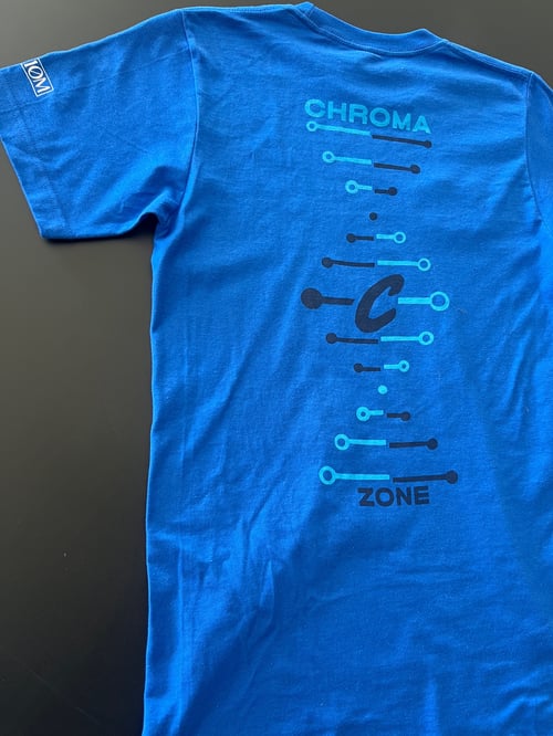 Image of Blue CHROMA  ZONE tee 