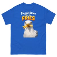 Image 1 of I’m Just Here for the Fries Funny Seagull T-Shirt