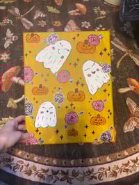 Image 2 of 8x10 happy ghost painting