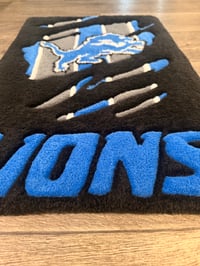 Image 2 of Detroit Lions Scratch Rug 