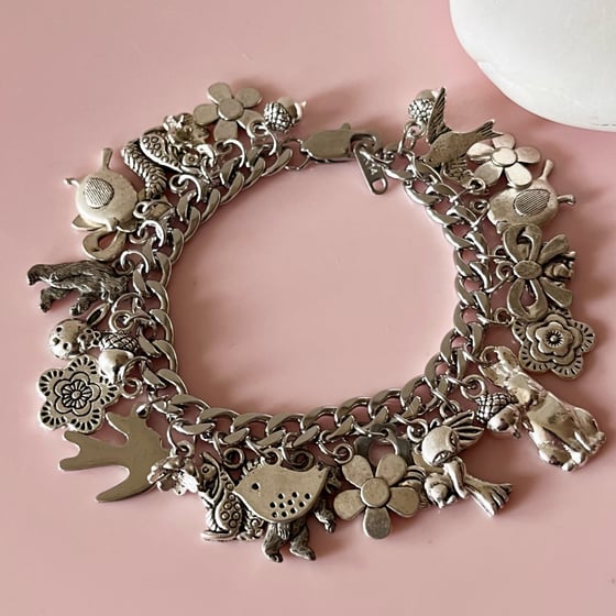 Image of One of a Kind Charm Bracelet - Woodland 2