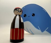 Image 4 of Pedro the Pirate - Peg doll