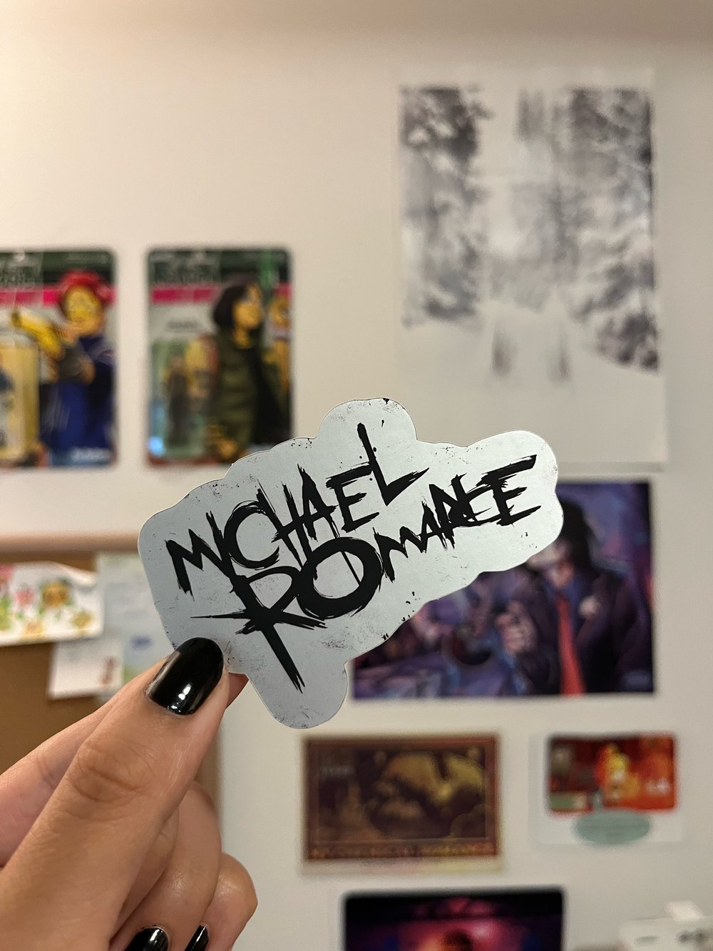 Michael Roman mirror matte vinyl sticker (new batch)