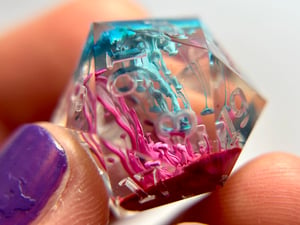Image of Blue and pink petri (finished upon order)
