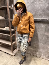 Image 2 of Cap denim burnt